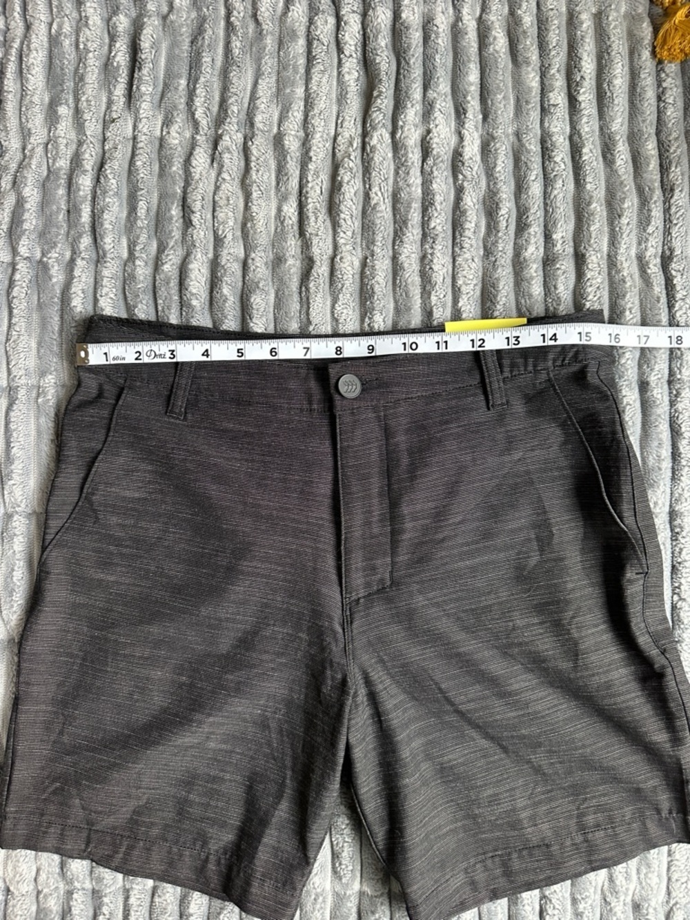 New with tags Heathered black and grey trouser golf shorts - Picture 5 of 7
